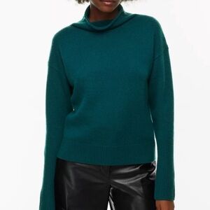 Aritzia Wilfred 100% Cashmere Luxe Cashmere Cyprie Sweater Size XS Mockneck